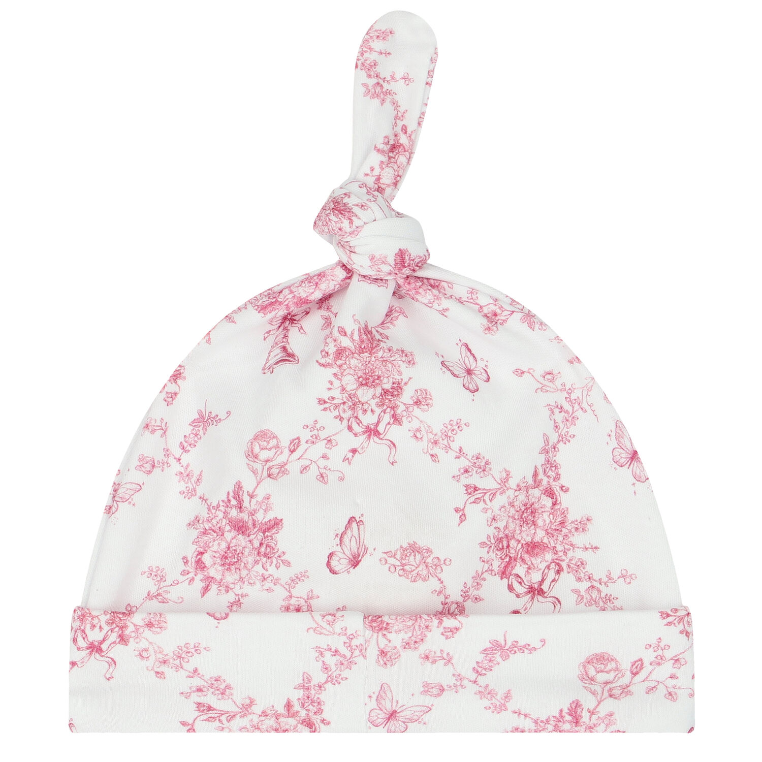 طقم بنات أفرول بطبعة الفراشات باللون الأبيض والوردى, 1, hi-res